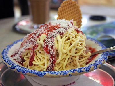 Wah, Ada Spaghetti Bolognese dengan Rasa Es Krim?